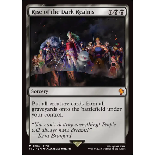 万智牌 闇境兴起 Rise of the Dark Realms 平/闪/扩画 最终幻想