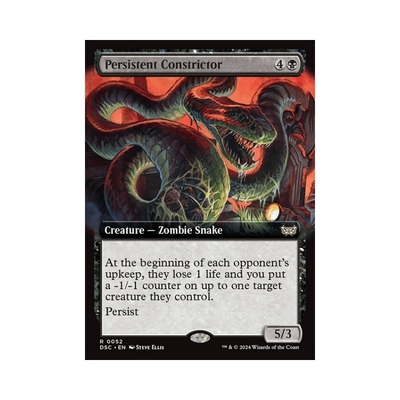 万智牌 久滞缠蟒 Persistent Constrictor 扩画 暮悲邸:鬼屋惊魂