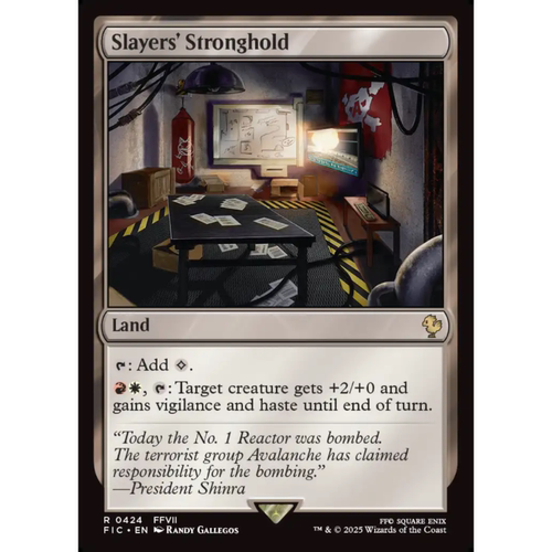 万智牌 克星城塞 Slayers' Stronghold 平/闪/扩画 最终幻想