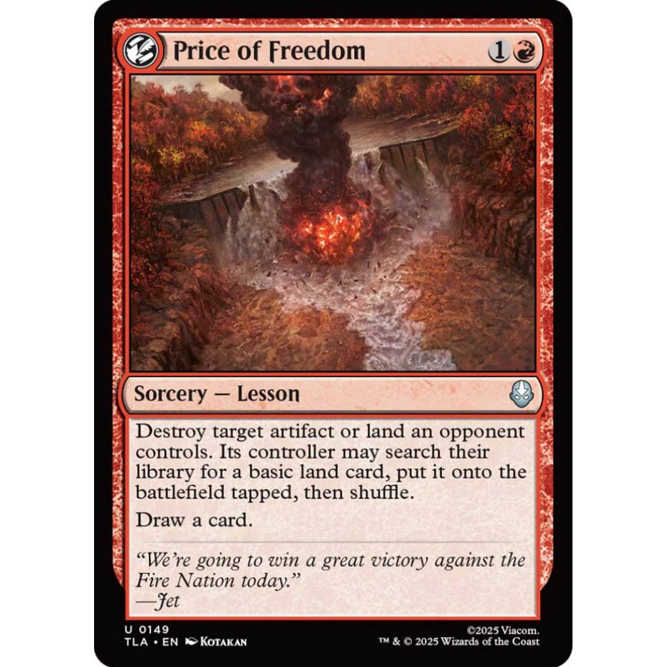 万智牌 price of freedom 自由的代价 TLA 平/闪