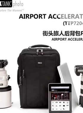 ThinkTank创意坦克489大容量双肩相机包400/500/600镜头摄影背包