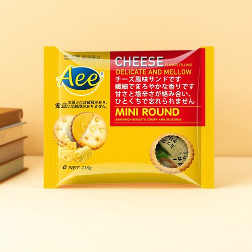 原装进口芝士夹心小圆饼