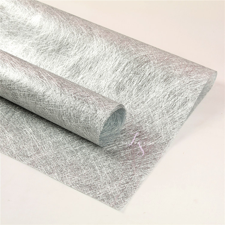 Light Luxury Creative Cloud Silk Paper Gift Packaging Gold and Silver Birthday Valentine's Day Flower Bouquet Handmade Paper Book Cover Paper