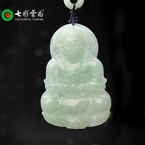 翡翠观音观自在慈祥宝瓶