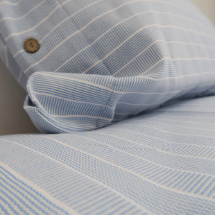 夏凉加厚床单纯棉双人7斤多老粗布凉席三件套加密平整宿舍床学生