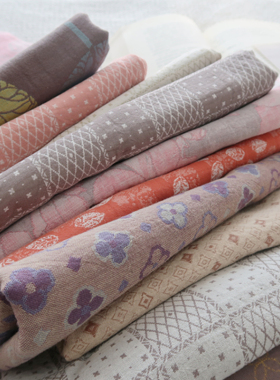 一对装纯棉色织提花双层纱A类宝宝全棉儿童枕套约36*60cm