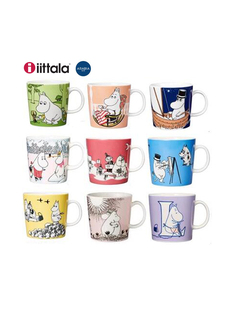 咖啡杯茶杯 芬兰Arabia Moomin姆明马克杯 陶瓷杯 奶杯果汁 300ml
