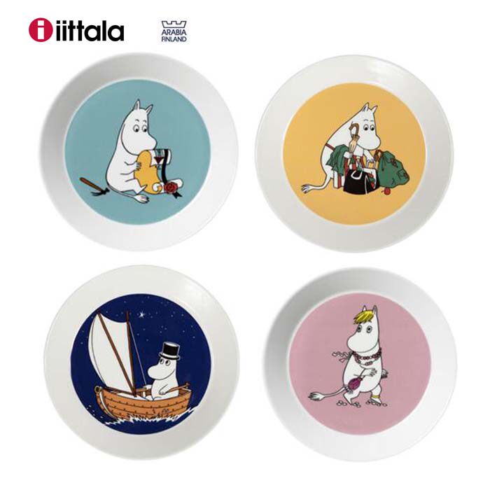 Arabia Moomin 姆明系列浅盘水果盘点心盘 19cm餐盘