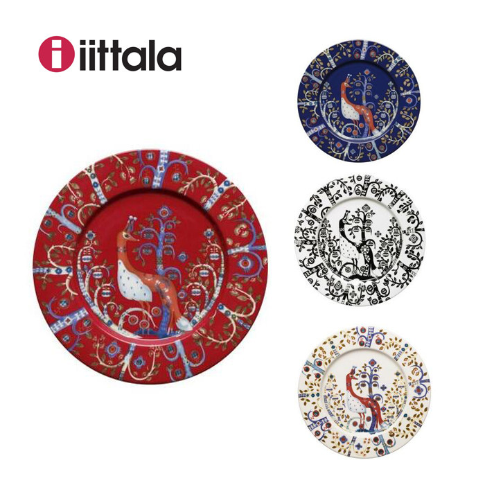 芬兰iittala Taika魔幻森林之孔雀款平盘22cm 西餐盘