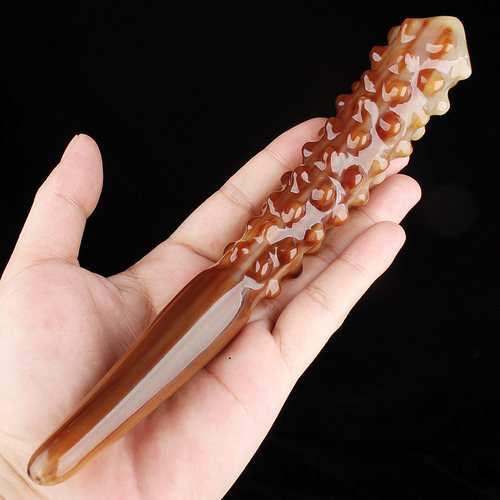 正宗天然牦牛角按摩点穴棒