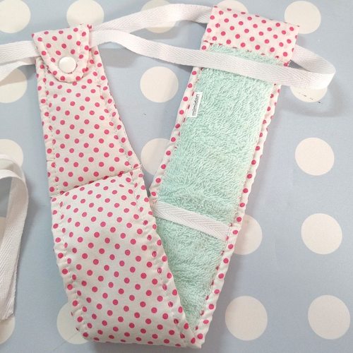 咪咪蛋月经带内衬毛巾圆点纯棉