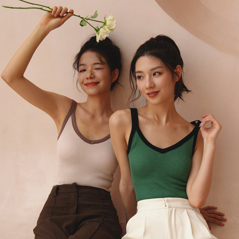 weiweisirou保暖背心免穿文胸