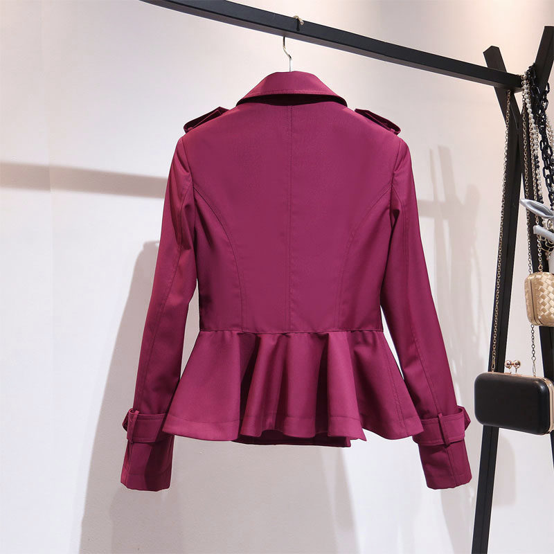 2025年新款女士春款风衣外套女春短款小个子春秋收腰今年漂亮女装,女装/女士精品,风衣,淘宝优惠券,粉丝福利购,淘宝优惠卷