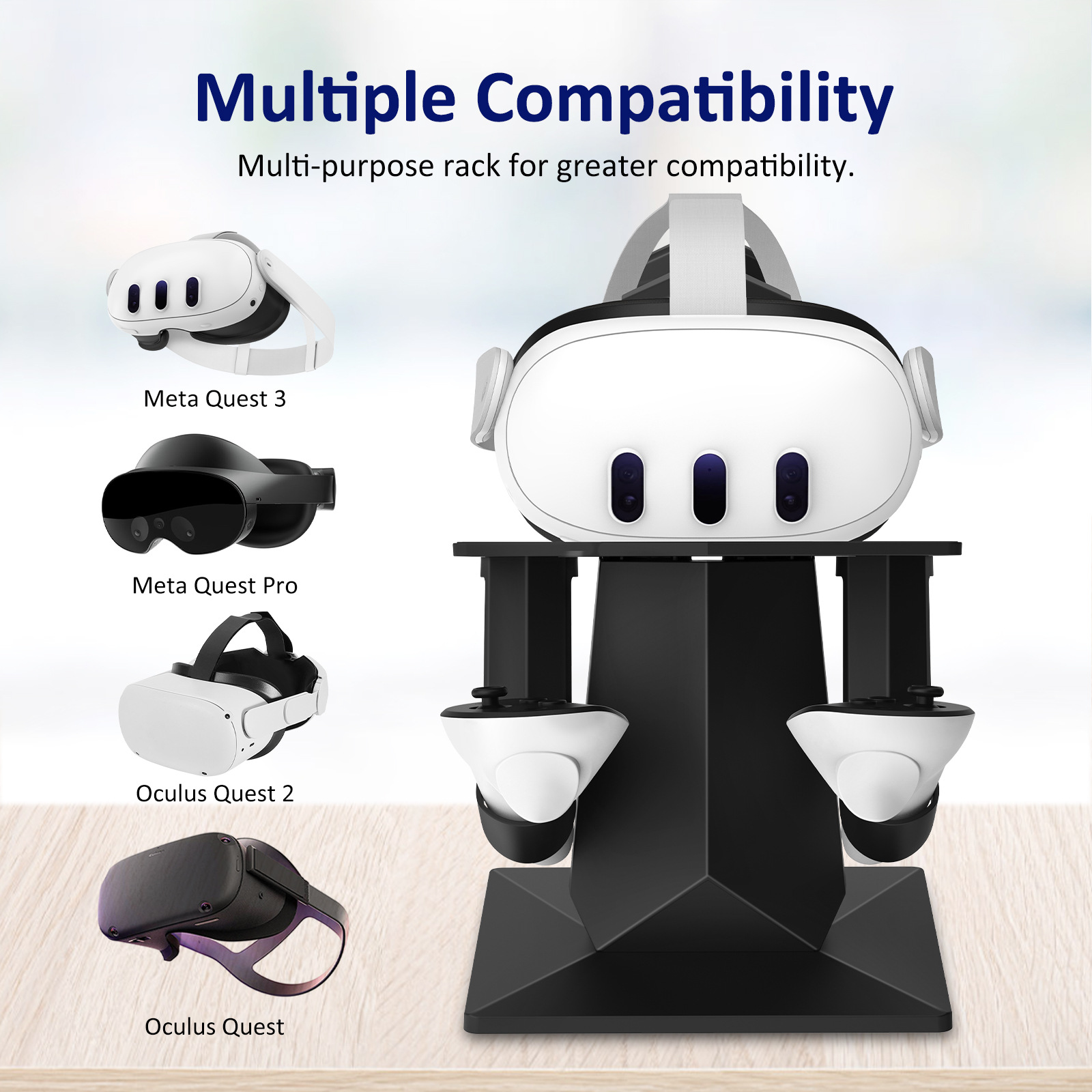 Oculus quest3收纳支架底座 桌面展示支架 方便拆卸VR配件