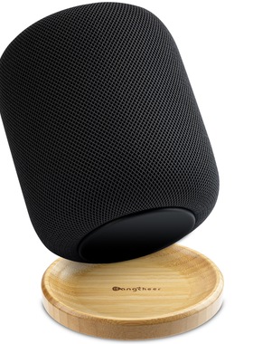 适用于Homepod1代HomePod 2代的竹制品音响脚垫，防滑增高底座