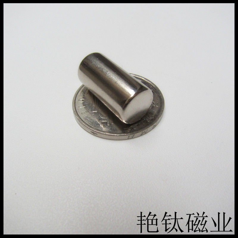 稀土永磁王 钕铁硼强力磁铁 强磁 吸铁石 磁钢 圆形强磁d10*20mm