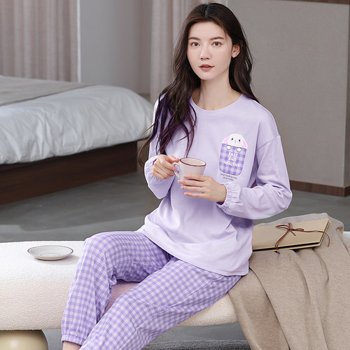 博妮塔灯笼袖家居服女长袖