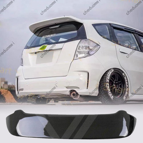迪卡欣适用本田飞度改装碳纤顶翼