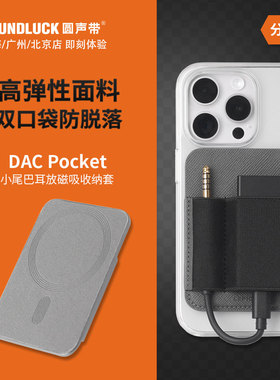 Dignis Lepic DAC Pocket小尾巴DAC耳放磁吸弹性收纳套圆声带行货