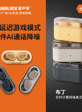 水月雨Pudding布丁实时计算主动降噪真无线入耳式耳机 圆声带行货