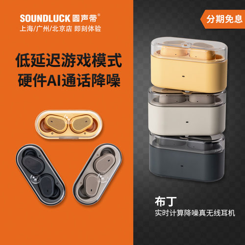 水月雨实时计算降噪真无线入耳机