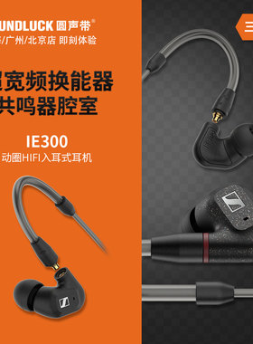 SENNHEISER/森海塞尔 IE300发烧HIFI动圈入耳式耳机塞圆声带行货
