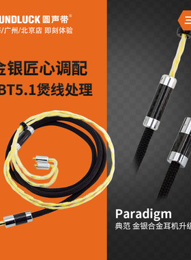 Labkable/乐机宝Paradigm典范金银合金耳机升级线IE900圆声带行货