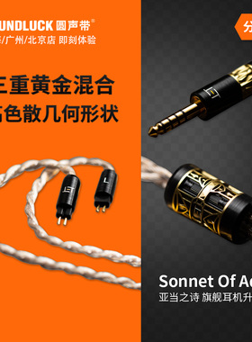 ELE亚当Sonnet Of Adam耳机升级线Elegy to露西娅Lucia圆声带行货