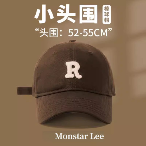 Monstar Lee小头围棒球帽显脸小52XS小码小号帽子女防晒鸭舌帽男