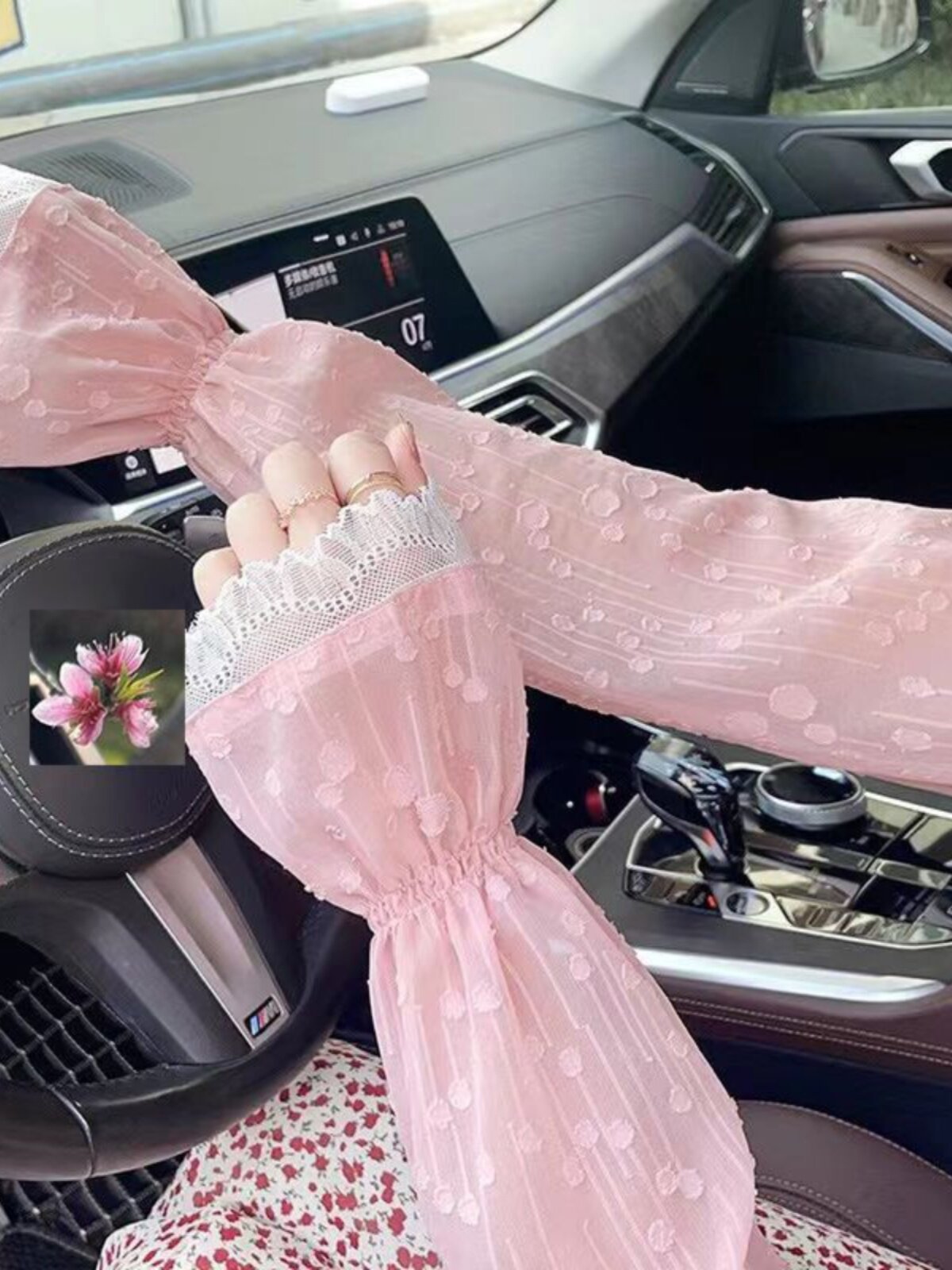 SUMMER SUNSCREEN SLEEVE SLEEVE CHIFFON LOOSE ICE SLEEVE COVER THE BACK OF THE HAND SHADE BREATHABLE ARM PROTECTION CHIFFON CUTE GLOVES THIN