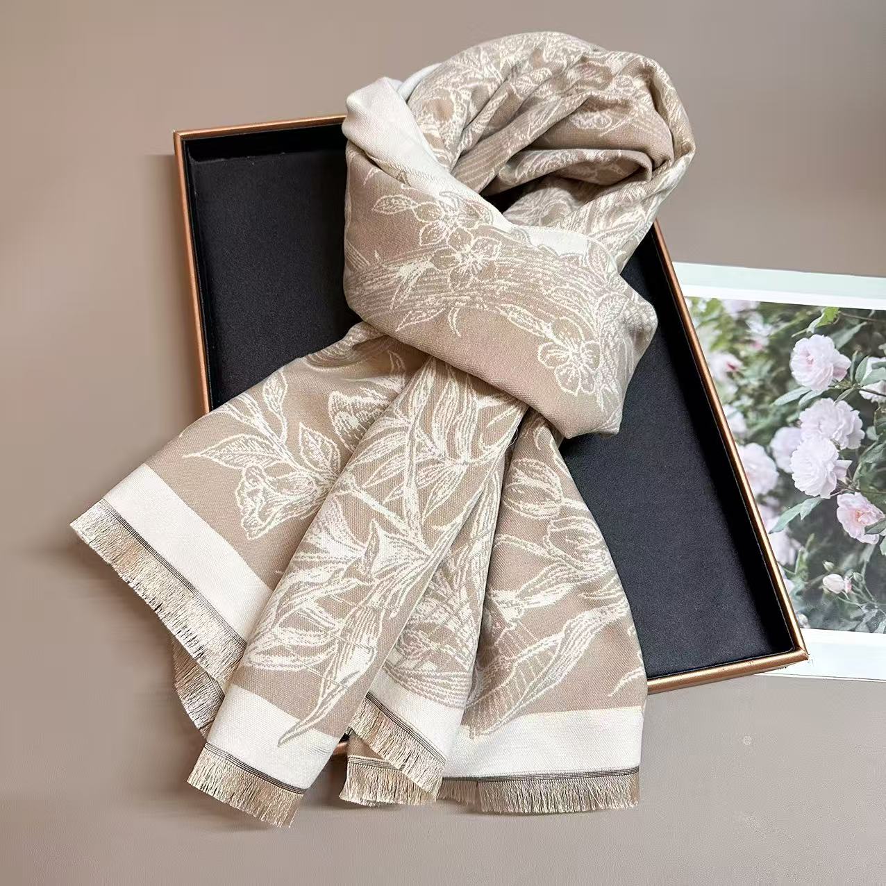 围巾冬季秋冬季新款加厚双面时尚保暖围脖护颈仿羊绒披肩两用百搭