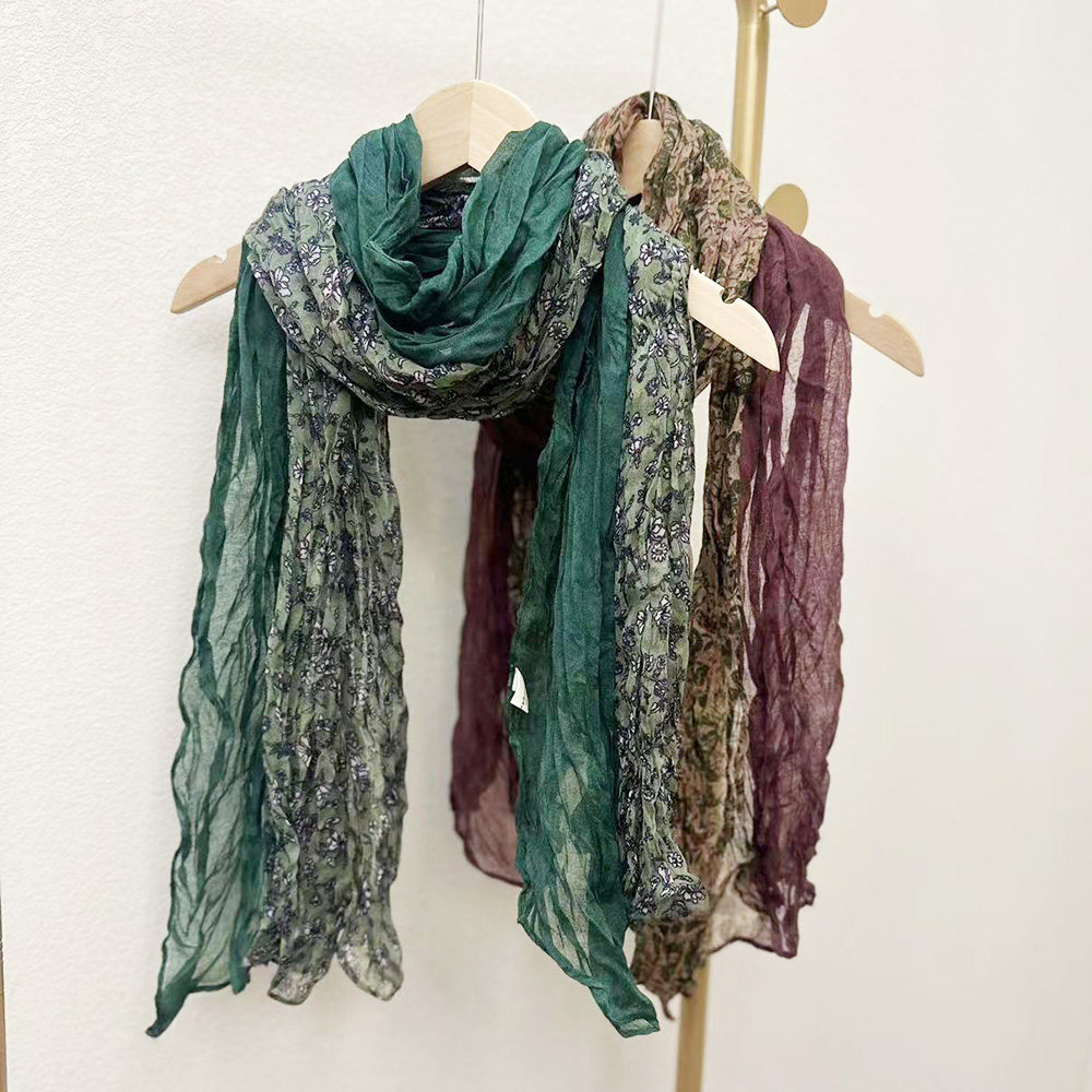 褶皱渐变春秋款日系棉麻护颈围巾丝巾女文艺薄款披肩韩版百搭围脖,服饰配件/皮带/帽子/围巾,围巾/丝巾/披肩,淘宝优惠券,粉丝福利购,淘宝优惠卷