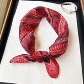 饰领巾发带小围巾 装 棉麻小方巾小丝巾女春秋夏季 韩国小清新韩版