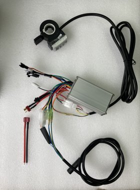 自行车控制器 助力车指拨九针电机控制器 全套控制系统36-48-24ｖ