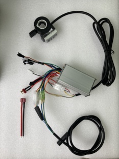 自行车控制器 助力车指拨九针电机控制器 全套控制系统36-48-24ｖ