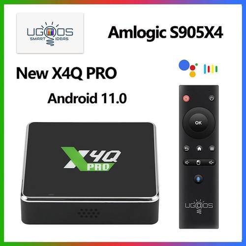 Ugoos X4Q pro amlogic S905X4  AV1 HDR android 11 1000M LAN