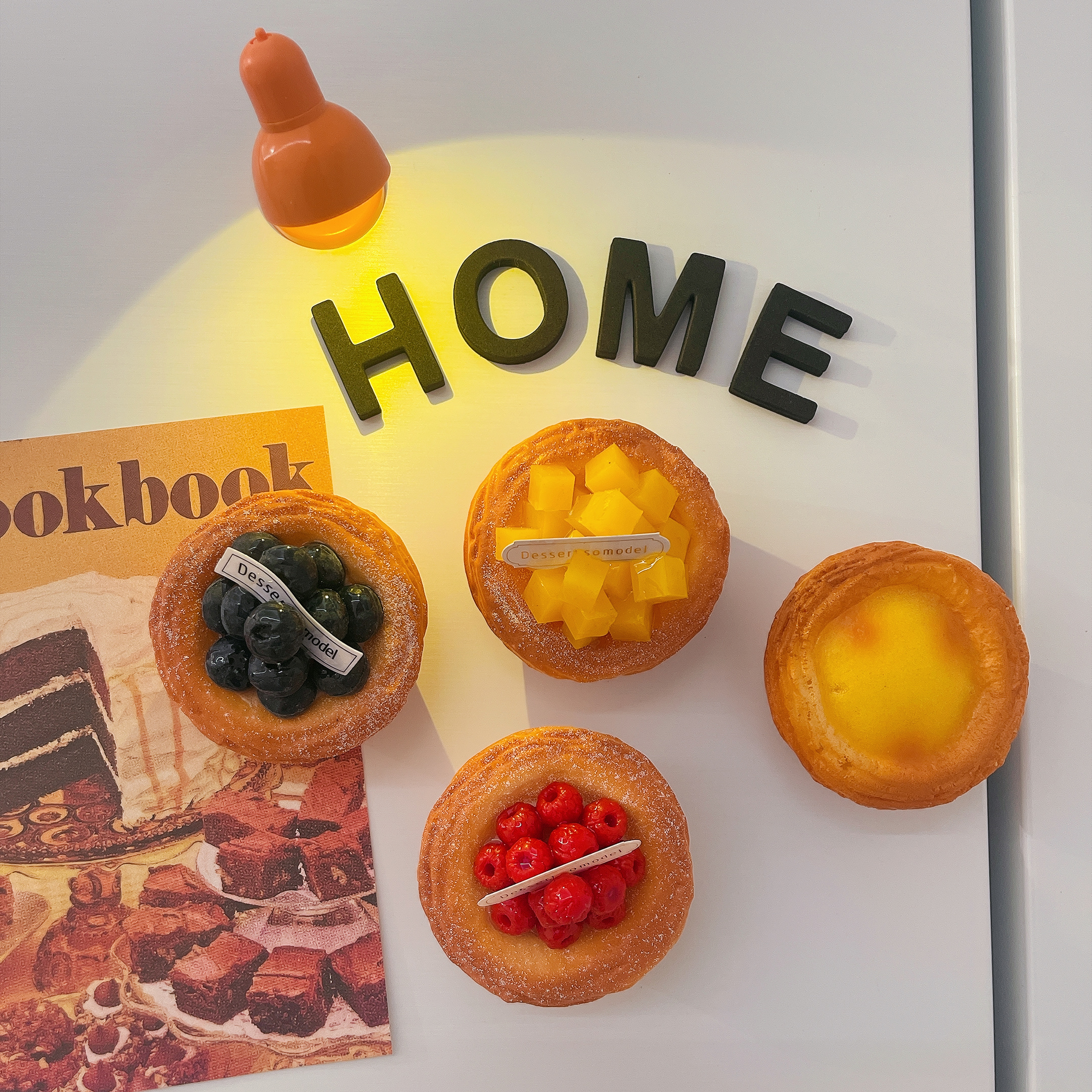 2025蛋挞仿真捏捏冰箱贴