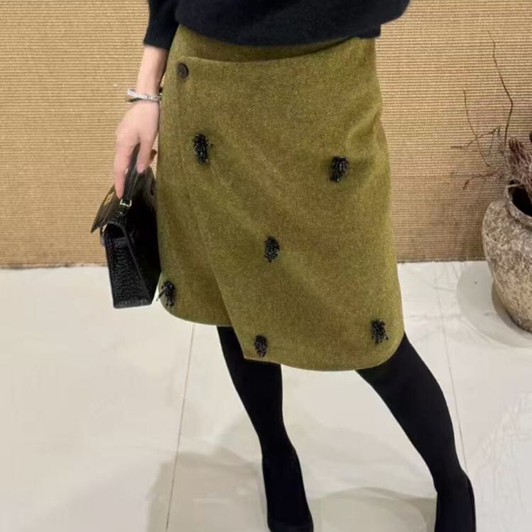 2026年早春新款设计感重工钉珠显瘦半身裙,女装/女士精品,半身裙,淘宝优惠券,粉丝福利购,淘宝优惠卷