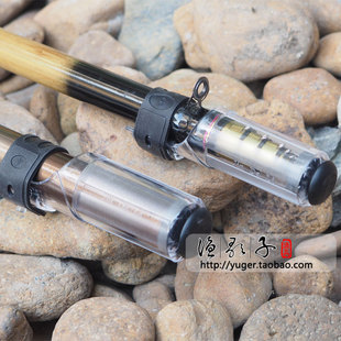 天禹 J型鱼竿护帽 手竿帽 前打竿护头套 前堵头护帽 材料厚实
