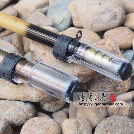天禹 J型鱼竿护帽 手竿帽 前打竿护头套 前堵头护帽 材料厚实