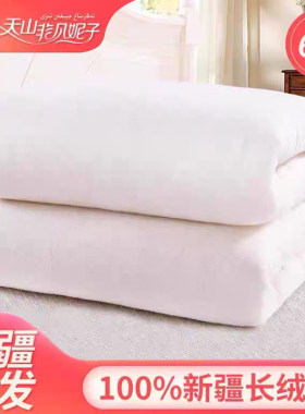 新疆棉被100%长绒棉花褥子被芯