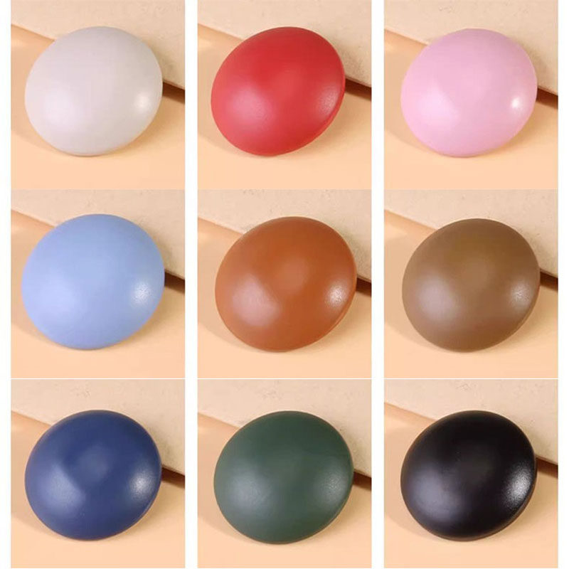 半圆蘑菇扣咖啡色毛呢大衣扣子毛衣衣服上衣纽扣外套风衣树脂钮扣