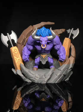 英雄联盟LOL牛头酋长阿利斯塔Alistar手办模型3D打印