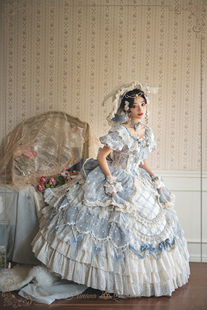 *现货*HinanaQueena*六周年新愿*华丽重工花嫁婚纱连衣裙