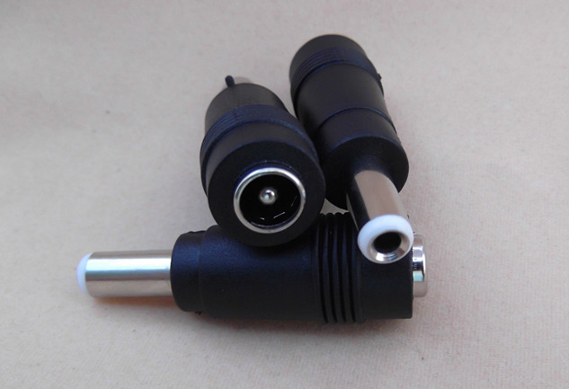 笔记本电源插头 DC转接头 5.5*2.1 母转5.5*2.5 华硕 神舟 东芝