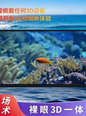 英伦科技15.6寸安卓裸眼3D一体机4K智能显示器2D转3D光场显示屏