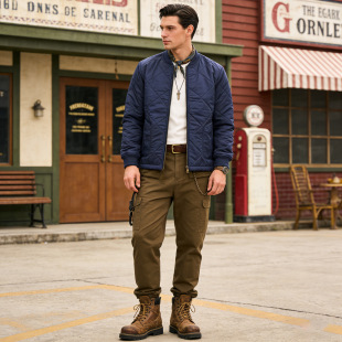 OKONKWO M43内胆夹克阿美咔叽夹棉棉服CWU绗缝夹克棉衣 改良版