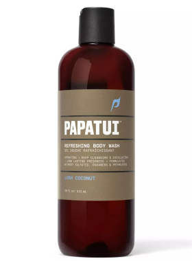 美国代购巨石强森自创品牌PAPATUI男士沐浴露木质香调