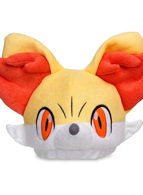 美国代购宝可梦中心原创火狐狸（Fennekin）宝可梦毛绒帽成人均码