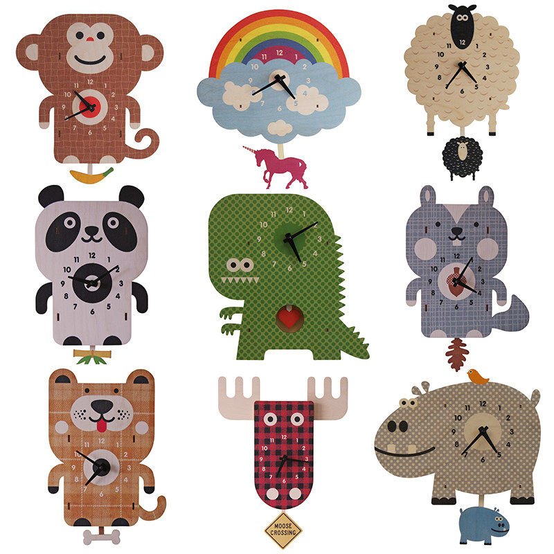 [Agency purchase]X United States modern moose children bedroom Creative bell 3D woodiness Wall clock dinosaur animal seriesin the Home accessories , Home bell ornaments/Alarm Clock , Wall clock  category - from Buy2taobao.com to provide professional Taobao agent buy service